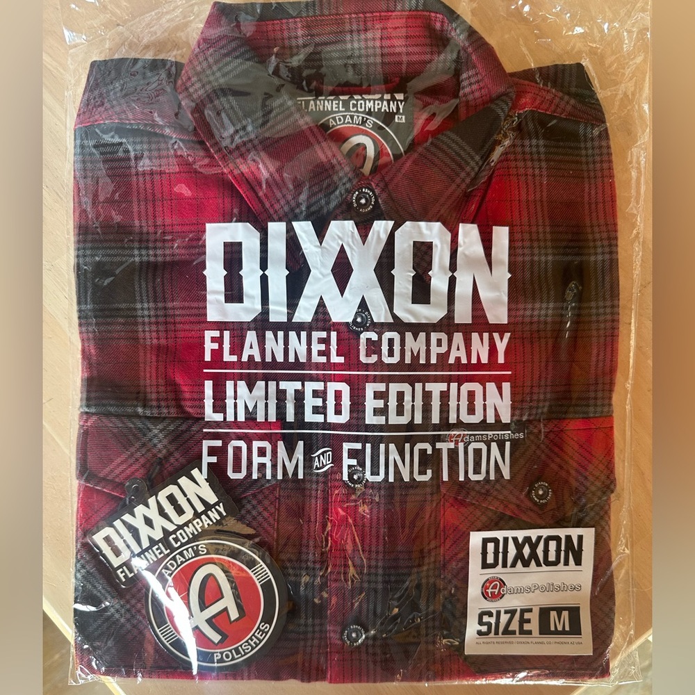 Dixxon Men’s “Adams Polishes” Flannel Colas Medium